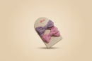 Blush & Lilac Corduroy Bow Clips