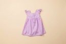 The Violet Bow Linen Dress