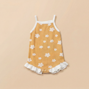 The Honey Blossom Knit Romper
