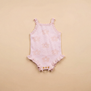 Blush Frill Knit Bodysuit