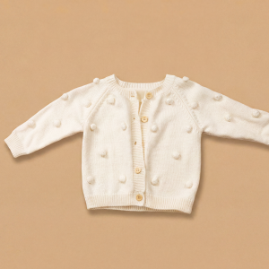 The Snow Pom Knit Cardigan