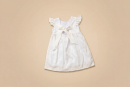The Isla Bow Linen Dress - Short Sleeves